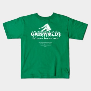 Griswold's Exterior Illumination (white) Kids T-Shirt